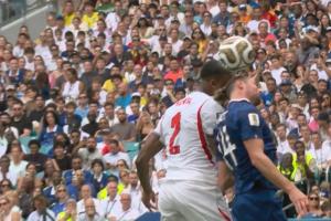 孔萨破门！英格兰2-0领先法国！