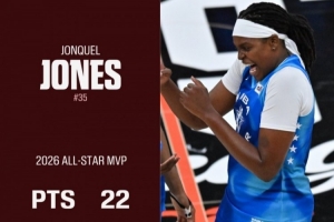 大满贯！琼奎尔·琼斯拿过MVP+FMVP+AMVP+总裁杯MVP WNBA历史首人